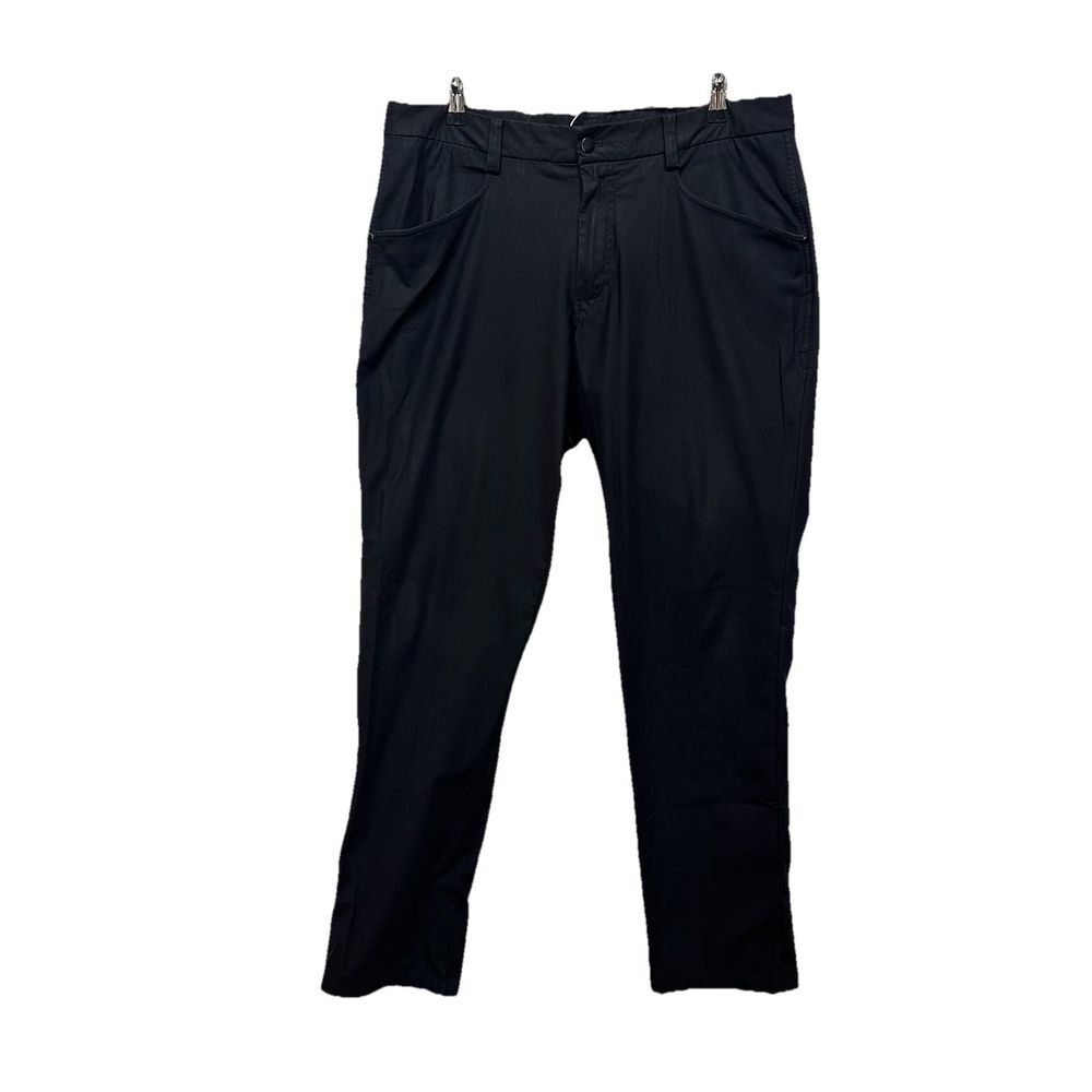 Lululemon Athletic Athleisure Men's Size 37x34 Pants Black Comfort Pockets Casua